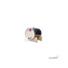 AGROMARKET Inox bačva 6 l- horizontalna (za rakiju)- sa slavinom AGROMARKET Inox bačva 6 l- horizontalna (za rakiju)- sa slavinom