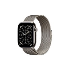 APPLE Watch S11 Cellular 42mm Natural Titanium Case with Natural Milanese Loop (mf8p4rk/a)