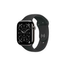 APPLE Watch S11 Cellular 42mm Slate Titanium Case with Black Sport Band - S/M (mf8r4rk/a)