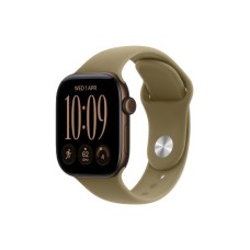APPLE Watch Series 12 GPS + Cellular 42mm Dark Bronze Aluminium Case with Olive Sport Band - M/L (MJG54WF/A)