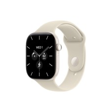 APPLE Watch Series 12 GPS + Cellular 46mm Pearl White Ceramic Case with Sand Sport Band - S/M (MJH14WF/A)