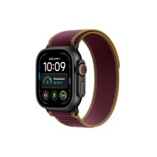APPLE Watch Ultra 4 GPS + Cellular 49mm Black Titanium Case with Burgundy Trail Loop - M/L (MJC44SE/A)