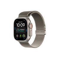 APPLE Watch Ultra 4 GPS + Cellular 49mm Natural Titanium Case with Natural Titanium Milanese Loop – S (MJA84SE/A)
