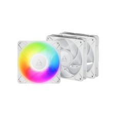 Arctic P12 PRO 120mm A-RGB 3 komada set ventilatora beli ACFAN00326A
