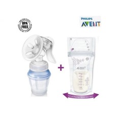 AVENT PUMPICA ZA IZMAZANJE NATURAL + KESICE ZA ODLAGANJE MLEKA 3180 AVENT PUMPICA ZA IZMAZANJE NATURAL + KESICE ZA ODLAGANJE MLEKA 3180