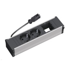 BACHMANN CONI napojni modul 2x šuko+1x prazno mesto,kabl 0,2m GST18