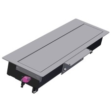 BACHMANN TOP FRAME Ugradni nosač modula sa poklopcem, 8 mesta, srebrn BACHMANN TOP FRAME Ugradni nosač modula sa poklopcem, 8 mesta, srebrn