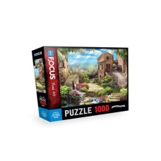 Blue Focus Puzzle Old Houses and Flowers BF285 108/22855