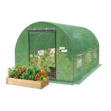 Bolzz Baštenski plastenik za paradajz – zeleni, 200 × 77 × 168/146 cm 5507 Bolzz Baštenski plastenik za paradajz – zeleni, 200 × 77 × 168/146 cm 5507