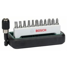 BOSCH 12-delni set bitova odvrtača Standard, mešani (S, PH, PZ, T) 2608255994