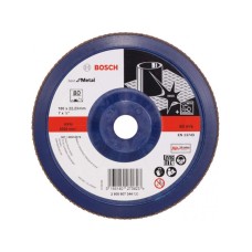 BOSCH Lamelni brusni disk X571, Best for Metal Prečnik 180 mm; granulacija 80, ravni - 2608607344