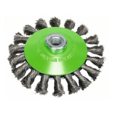 BOSCH Pletena pljosnata četka 115, nerđajuća 2608622109, 115 mm, 0,35 mm, M14