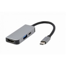 CablExpert A-CM-COMBO3-02 USB-C - HDMI/USB 3.0/PD (30607) CablExpert A-CM-COMBO3-02 USB-C - HDMI/USB 3.0/PD (30607)