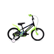 CAPRIOLO BMX 16''HT ROCKER black-green 924129-16 CAPRIOLO BMX 16''HT ROCKER black-green 924129-16