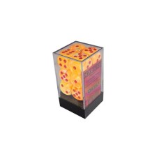 Chessex Kockice Festive - Sunburst & Red - Dice Block (12)