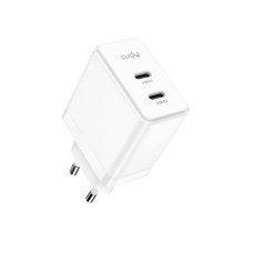 CUDY Cudy CH40_EU Brzi punjac za telefone,laptopove I tablete PD+PPS+QC, 2× USB-C , 40W CUDY Cudy CH40_EU Brzi punjac za telefone,laptopove I tablete PD+PPS+QC, 2× USB-C , 40W