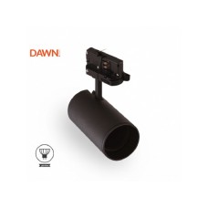 DAWN Šinski reflektor JM-4076 1xGU10 Crni trofazni