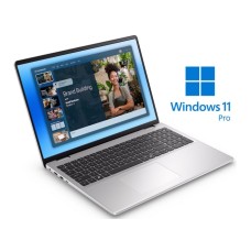 DELL 16 DC16251 (Platinum silver, Alu) FHD+ IPS 300nits, Core 5 120U, 16GB, 512GB SSD, Backlit, FP, Win 11 Pro