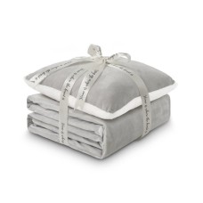 DORMEO Warm Hug Set Grey 130x190 cm DORMEO Warm Hug Set Grey 130x190 cm