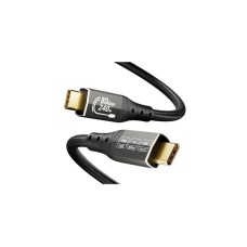 E-GREEN Kabl USB4 V2.0 USB C-CM/M Thunderbolt 5/4, 80Gbps/PD 16K@60Hz 8K@120Hz, 2m, crni E-GREEN Kabl USB4 V2.0 USB C-CM/M Thunderbolt 5/4, 80Gbps/PD 16K@60Hz 8K@120Hz, 2m, crni