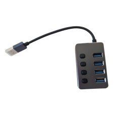 E-GREEN USB 3.0 - HUB Superbrzi 4port USB 3.0 sa prekidacima OST07460