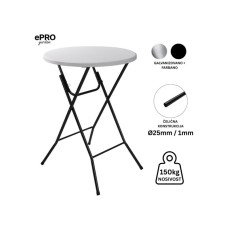 EPRO Garden sklopivi baštenski barski sto Ø80 110cm, metal-plastika EPRO Garden sklopivi baštenski barski sto Ø80 110cm, metal-plastika