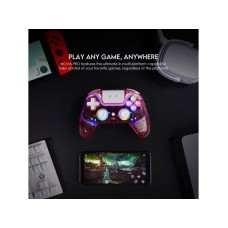 FANTECH Joypad wireless WGP14V2 NOVA PRO multiplatform RGB CLEAR sakura