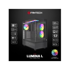 FANTECH Kućište Gaming CG86 Lumina L crno FANTECH Kućište Gaming CG86 Lumina L crno