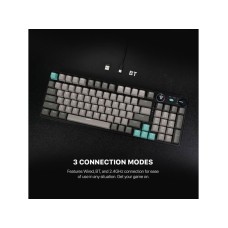FANTECH Tastatura Mehanička Gaming MK914 RGB Atom PRO96 Wireless Mercury (blue switch)