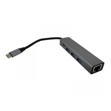 FAST ASIA Adapter-konvertor TIP C na 3xUSB 3.0+TIP C+RJ45 FAST ASIA Adapter-konvertor TIP C na 3xUSB 3.0+TIP C+RJ45