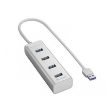 FAST ASIA USB 3.0 na 4xHUB 3.0 metal sivi (784)