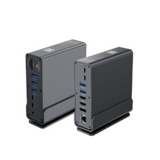GEMBIRD A-CF-COMBO15-01 Gembird USB Type-CF 15-in-1 multi-port adapter (USB hub, Type-CF, HDMI, DP, LAN,3,5)