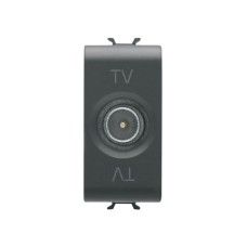 GEWISS GW12361 - Direct TV koaksijalna utičnica - Satin Black - ChoruSmart