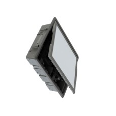 GEWISS GW24617 podna izlazna kutija - inoks poklopac - sistem 32 modula