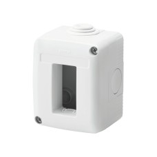 GEWISS GW27001 zaštićeno kućište za sistemske uređaje - 1 GANG - RAL 7035 GREI - IP40