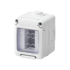 GEWISS GW27041 vodonepropusno kućište za sistemske uređaje - 1 banda - siva ral 7035 - ip55