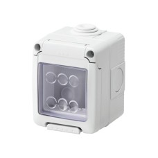 GEWISS GW27042 vodonepropusno kućište za sistemske uređaje - 2 gang - siva ral 7035 - ip55 GEWISS GW27042 vodonepropusno kućište za sistemske uređaje - 2 gang - siva ral 7035 - ip55