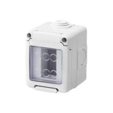 GEWISS GW27401 combi in - vodonepropusna kapa 2 moduli - sistem - IP55 - siva ral 7035 GEWISS GW27401 combi in - vodonepropusna kapa 2 moduli - sistem - IP55 - siva ral 7035