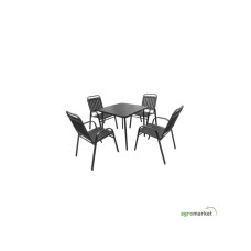Green Bay Baštenski set Aruba sa 4 stolice (A+B) Green Bay Baštenski set Aruba sa 4 stolice (A+B)