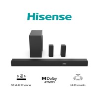 Hisense AX5100Q Dolby Atmos soundbar sa bežičnim subwooferom crni