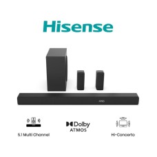 Hisense AX5100Q Dolby Atmos soundbar sa bežičnim subwooferom crni