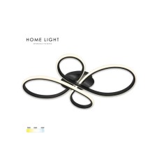 HOME LIGHT Solea 163 CCT LED plafonjera crna HOME LIGHT Solea 163 CCT LED plafonjera crna