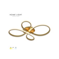 HOME LIGHT Solea 163 CCT LED plafonjera zlatna HOME LIGHT Solea 163 CCT LED plafonjera zlatna
