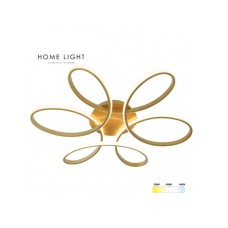 HOME LIGHT Solea 164 CCT LED plafonjera zlatna HOME LIGHT Solea 164 CCT LED plafonjera zlatna