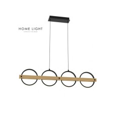 HOME LIGHT SOLEA 3 LUSTER 36W 3000/4000/6000K CRNA/DRVO