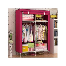 HOMEMATE Prenosivi garderober bordo boje 170*105*45 HOMEMATE Prenosivi garderober bordo boje 170*105*45