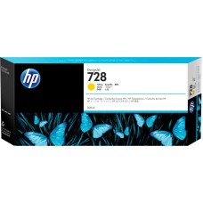 HP 728 300ml Yellow DesignJet Ink Cartridge (F9K15A)