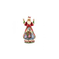 JIM SHORE Wish You Merry Xmas Santa Hanging Ornament Figure