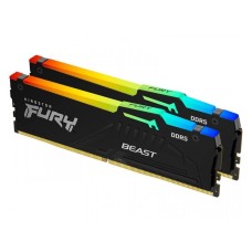 KINGSTON DIMM DDR5 32GB (2x16GB kit) 5200MT/s, Fury Beast RGB (KF552C40BBAK2-32)