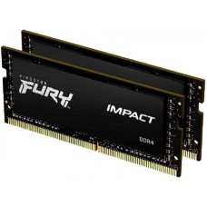 KINGSTON SODIMM DDR4 16GB (2x8GB kit) 3200MHz FURY Impact Black (KF432S20IBK2/16) KINGSTON SODIMM DDR4 16GB (2x8GB kit) 3200MHz FURY Impact Black (KF432S20IBK2/16)
